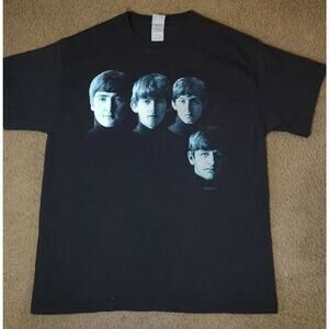 The Beatles Rock Tee Shirt Size LARGE Vintage 1999 Double Sided